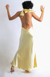 Elga - amarillo - Cindel vestidos maxi, midi, mini, para toda ocasion, largos, de fiesta, de boda