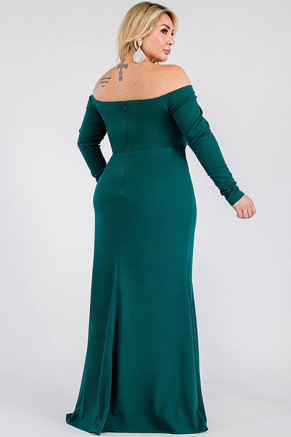 Hannia - verde - Cindel vestidos maxi, midi, mini, para toda ocasion, largos, de fiesta, de boda
