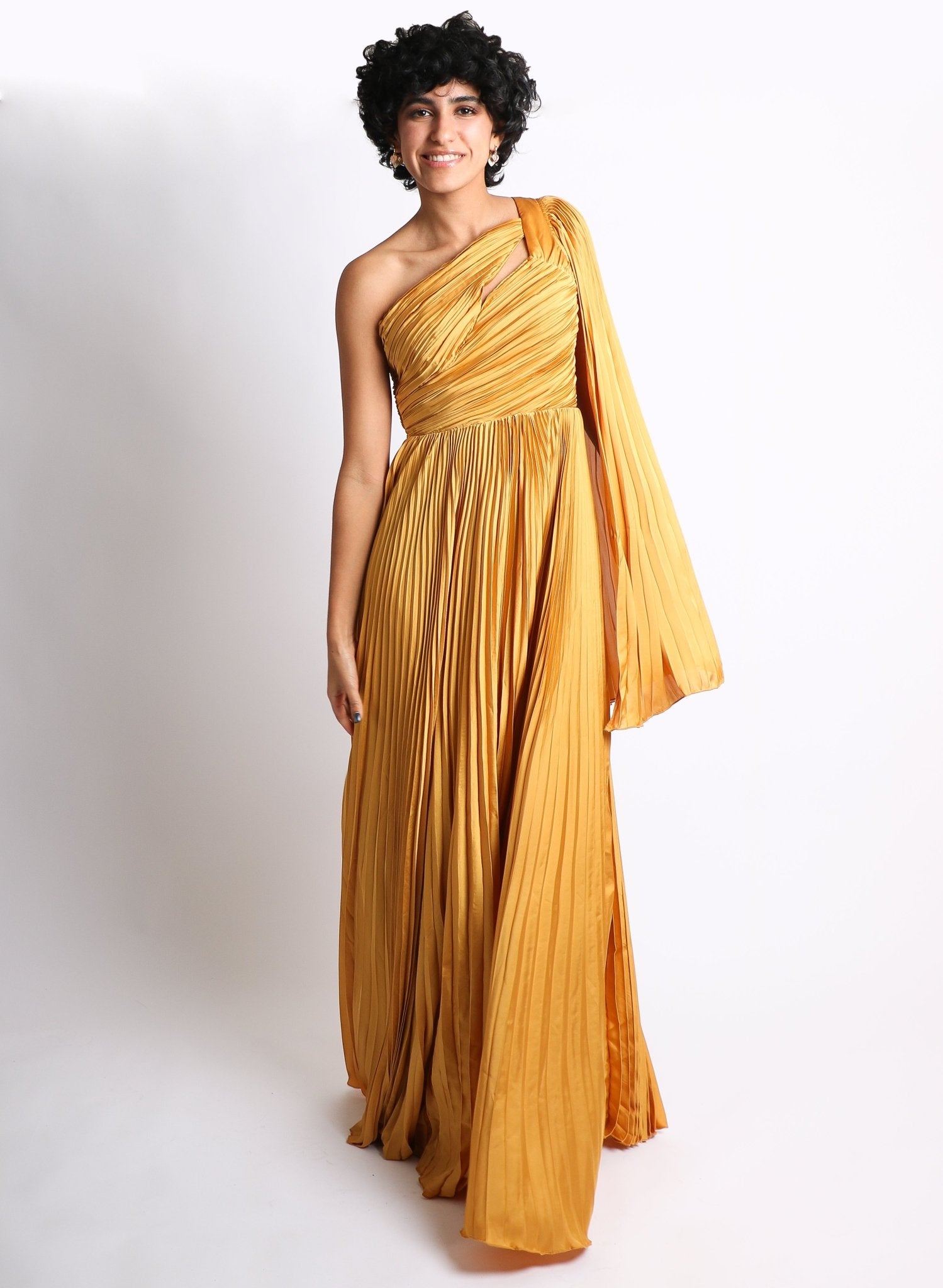 Vivian - amarillo - Cindel vestidos maxi, midi, mini, para toda ocasion, largos, de fiesta, de boda