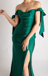 Arita - verde esmeralda - Cindel vestidos maxi, midi, mini, para toda ocasion, largos, de fiesta, de boda