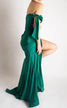 Arita - verde esmeralda - Cindel vestidos maxi, midi, mini, para toda ocasion, largos, de fiesta, de boda