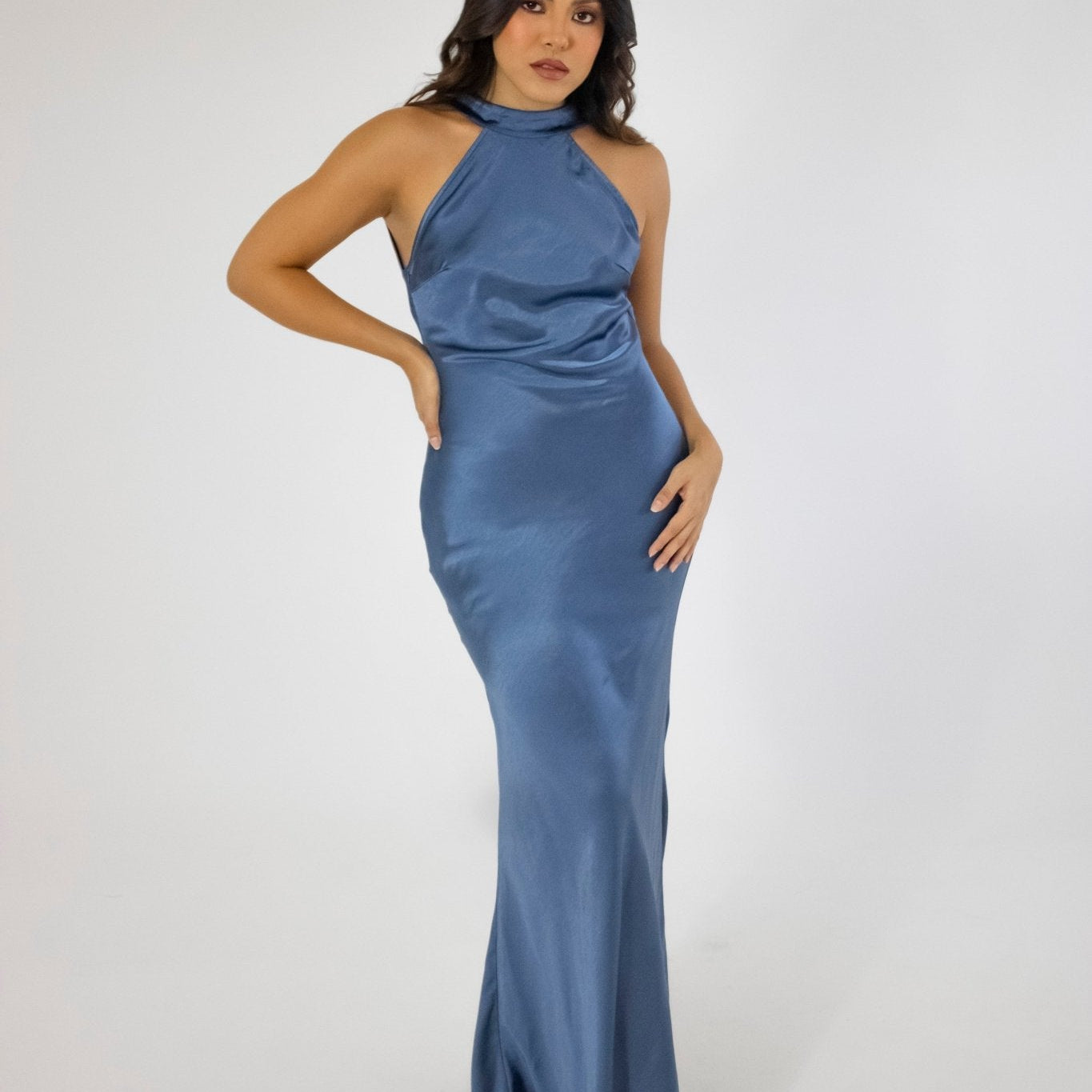 Abelina - azul - Cindel vestidos maxi, midi, mini, para toda ocasion, largos, de fiesta, de boda