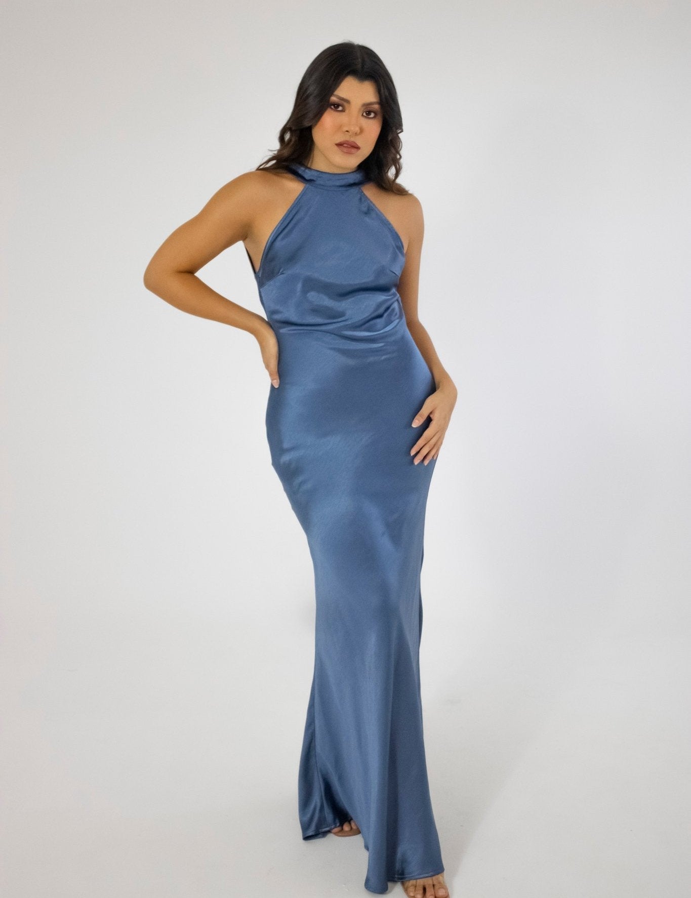 Abelina - azul - Cindel vestidos maxi, midi, mini, para toda ocasion, largos, de fiesta, de boda