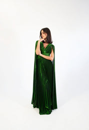 Alina - verde - Cindel vestidos maxi, midi, mini, para toda ocasion, largos, de fiesta, de boda