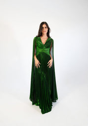 Alina - verde - Cindel vestidos maxi, midi, mini, para toda ocasion, largos, de fiesta, de boda