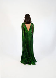 Alina - verde - Cindel vestidos maxi, midi, mini, para toda ocasion, largos, de fiesta, de boda
