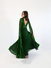 Alina - verde - Cindel vestidos maxi, midi, mini, para toda ocasion, largos, de fiesta, de boda