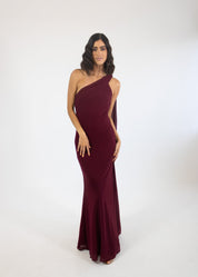 Allena - vino - Cindel vestidos maxi, midi, mini, para toda ocasion, largos, de fiesta, de boda