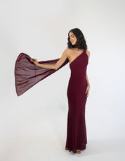 Allena - vino - Cindel vestidos maxi, midi, mini, para toda ocasion, largos, de fiesta, de boda