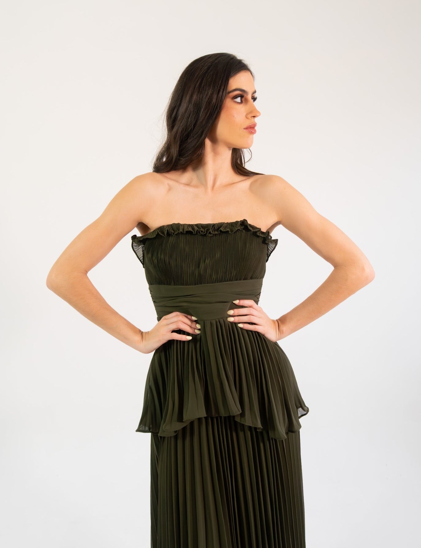 Anstel - verde - Cindel vestidos maxi, midi, mini, para toda ocasion, largos, de fiesta, de boda