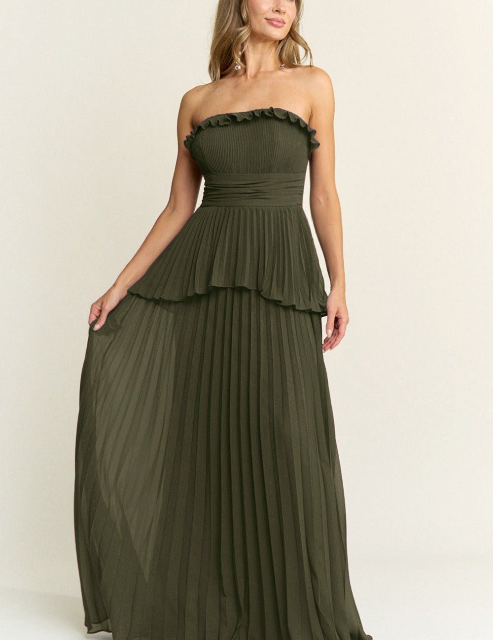 Anstel - verde - Cindel vestidos maxi, midi, mini, para toda ocasion, largos, de fiesta, de boda