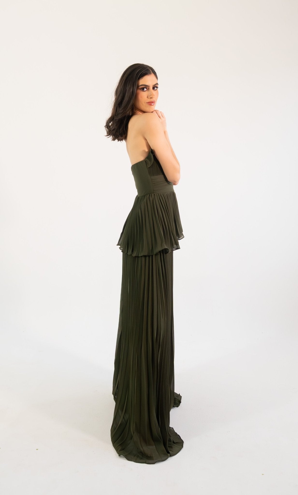 Anstel - verde - Cindel vestidos maxi, midi, mini, para toda ocasion, largos, de fiesta, de boda