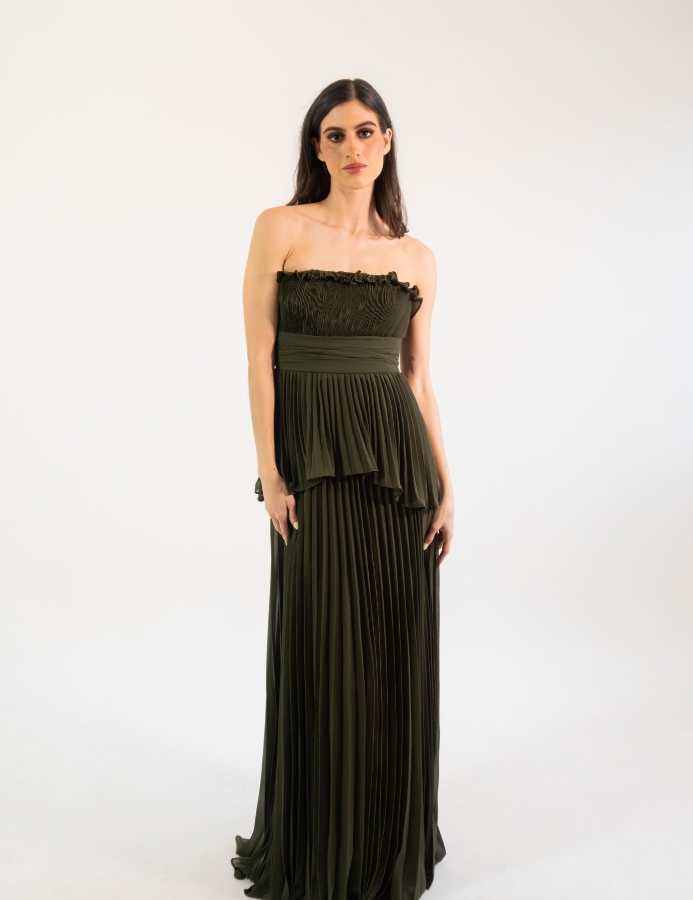 Anstel - verde - Cindel vestidos maxi, midi, mini, para toda ocasion, largos, de fiesta, de boda