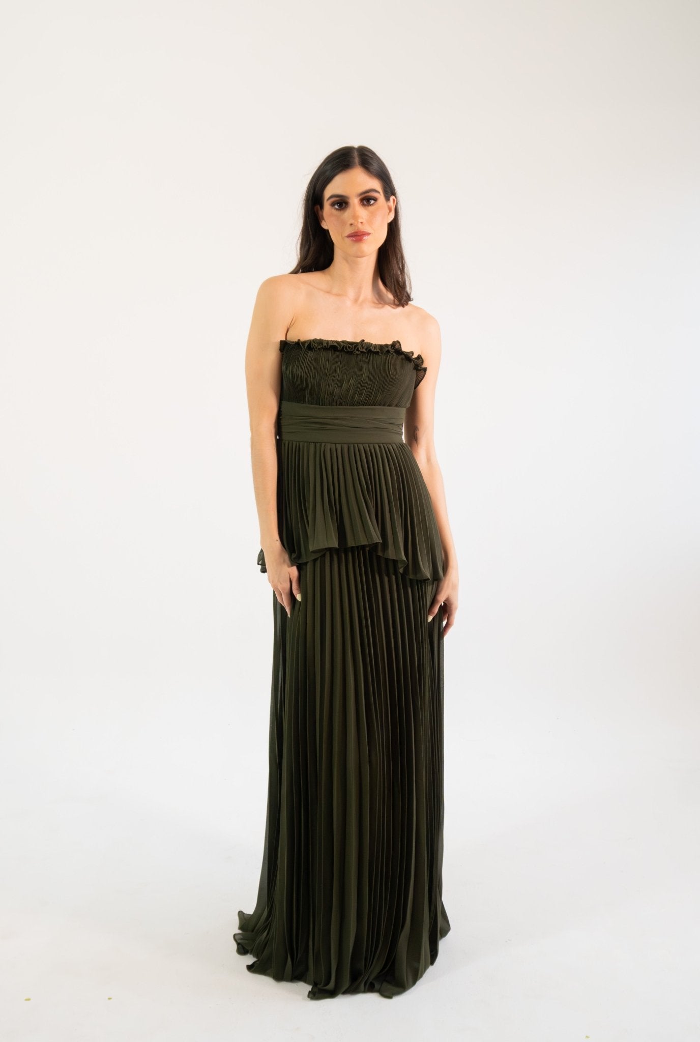 Anstel - verde - Cindel vestidos maxi, midi, mini, para toda ocasion, largos, de fiesta, de boda