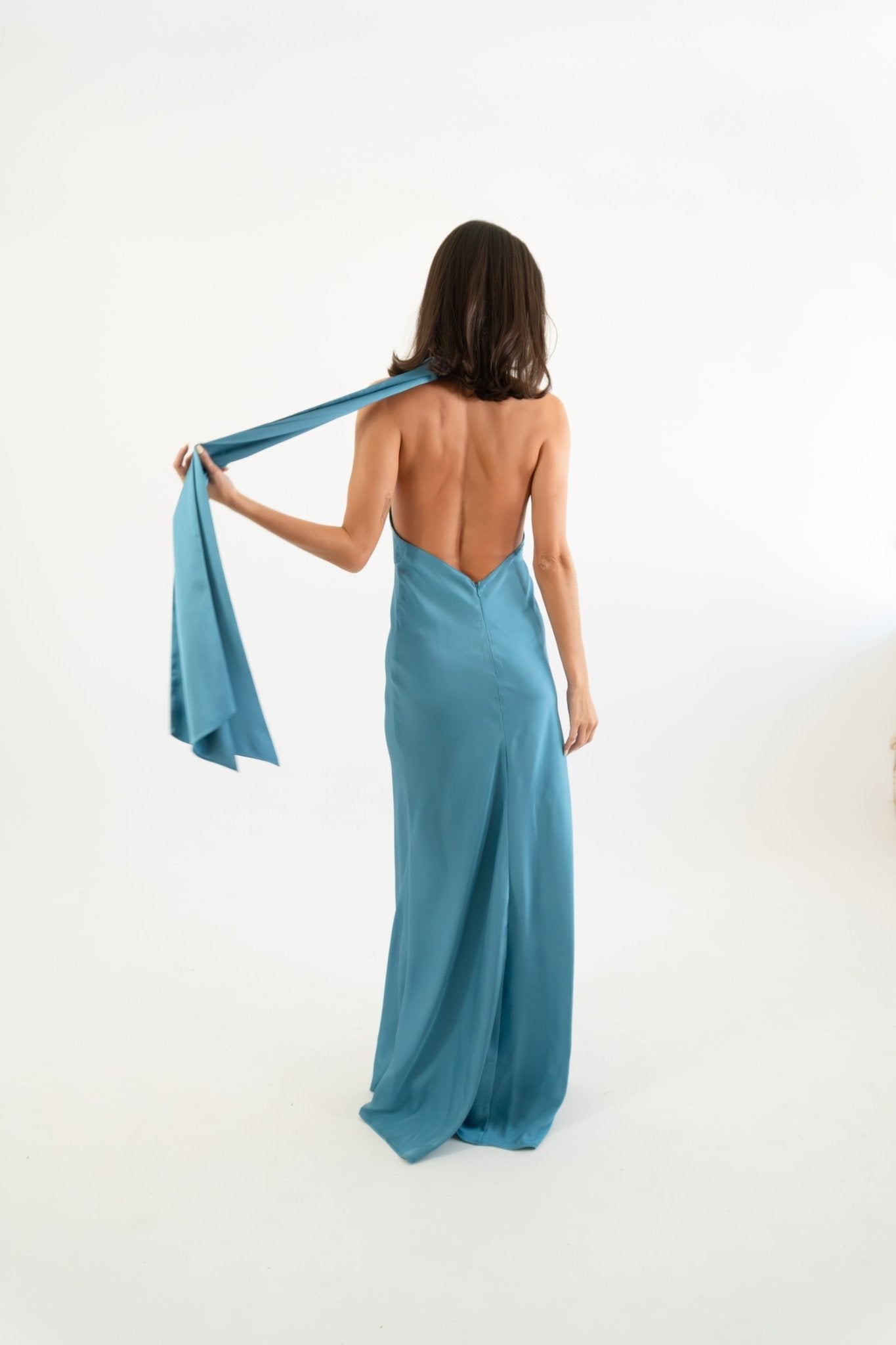 Armenia - azul claro - Cindel vestidos maxi, midi, mini, para toda ocasion, largos, de fiesta, de boda