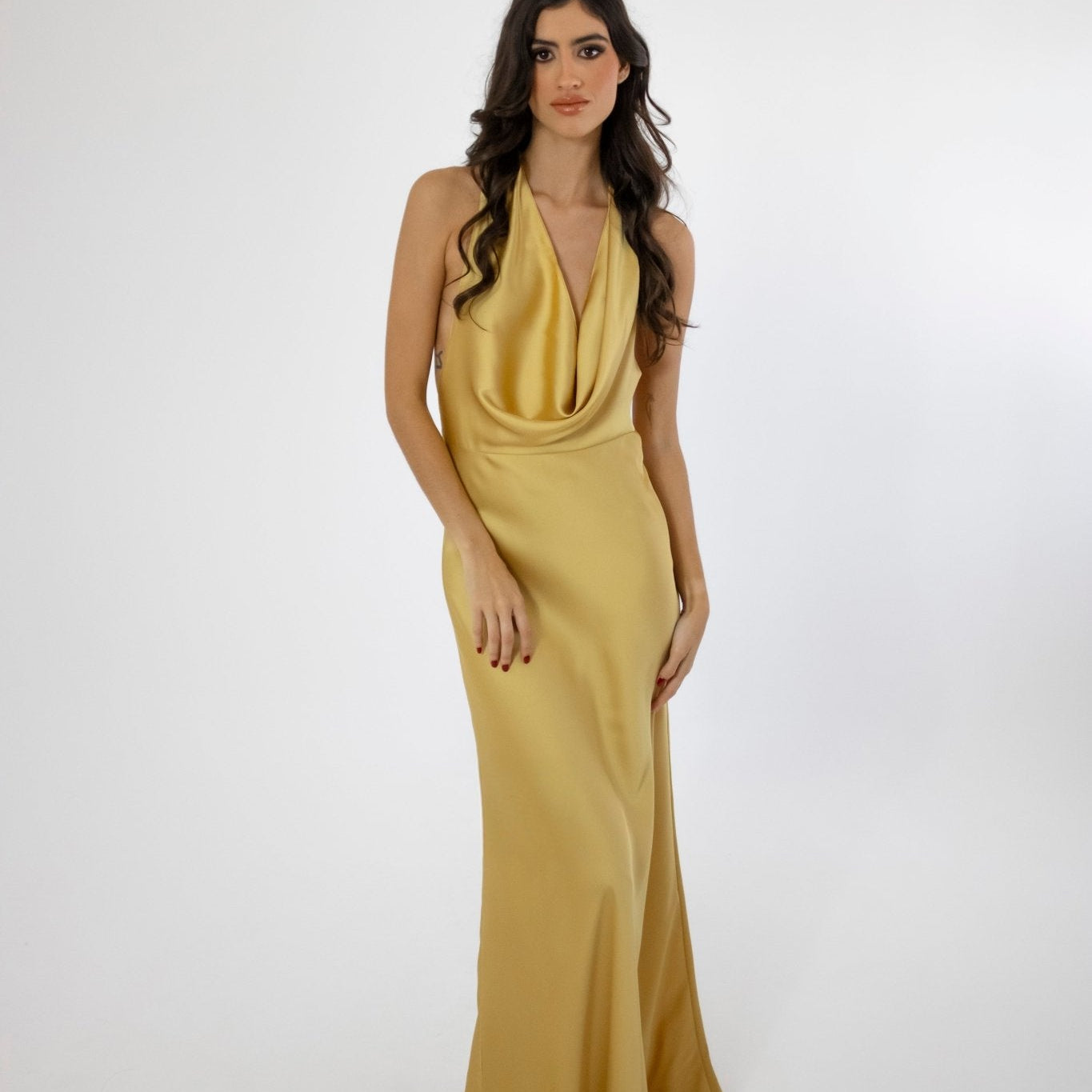 Armenia - dorado - Cindel vestidos maxi, midi, mini, para toda ocasion, largos, de fiesta, de boda