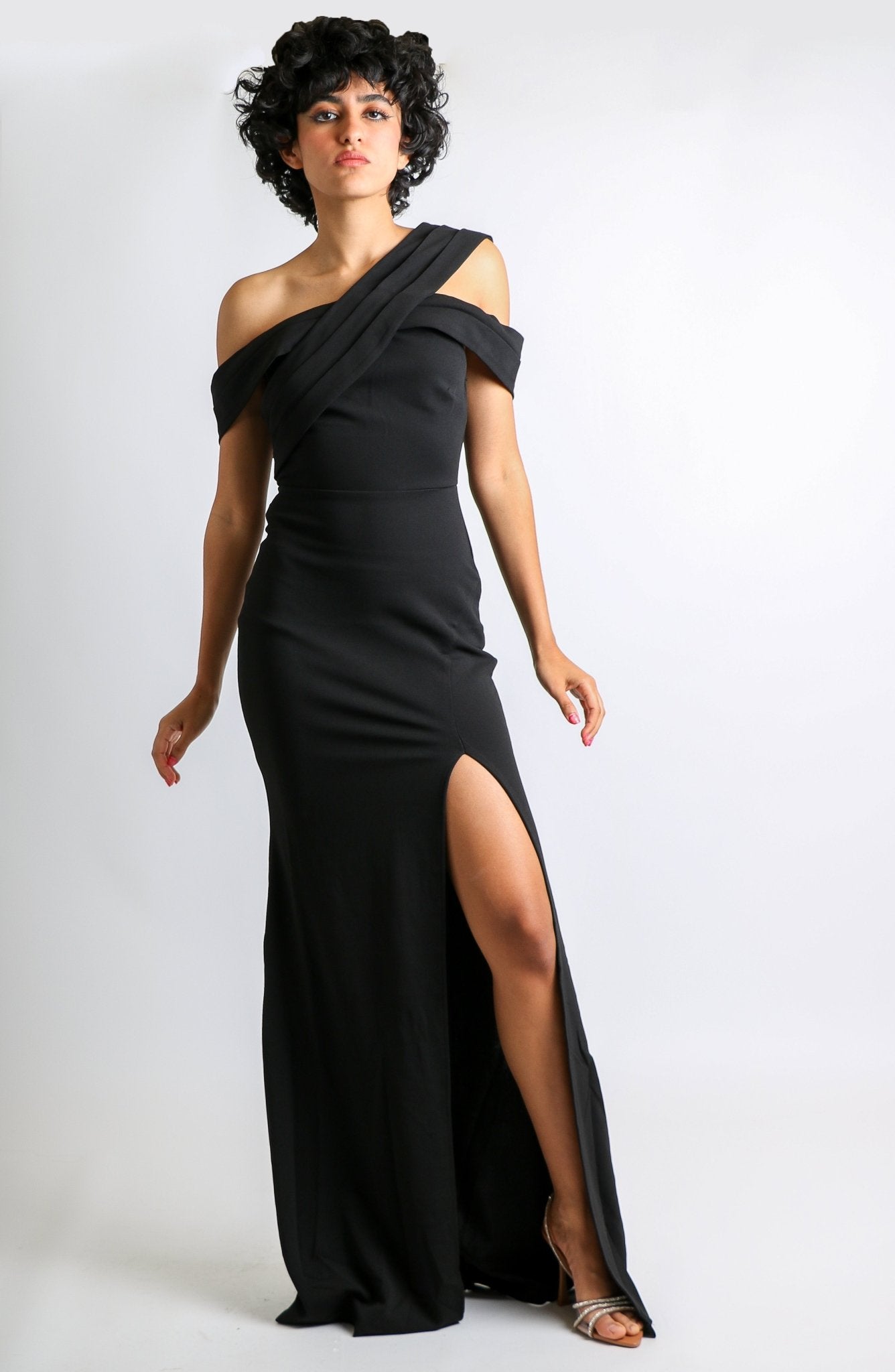 Cayetana - negro - Cindel vestidos maxi, midi, mini, para toda ocasion, largos, de fiesta, de boda