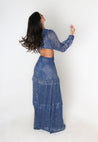 Dalila - azul - Cindel vestidos maxi, midi, mini, para toda ocasion, largos, de fiesta, de boda