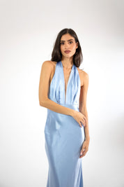 Elga - azul - Cindel vestidos maxi, midi, mini, para toda ocasion, largos, de fiesta, de boda