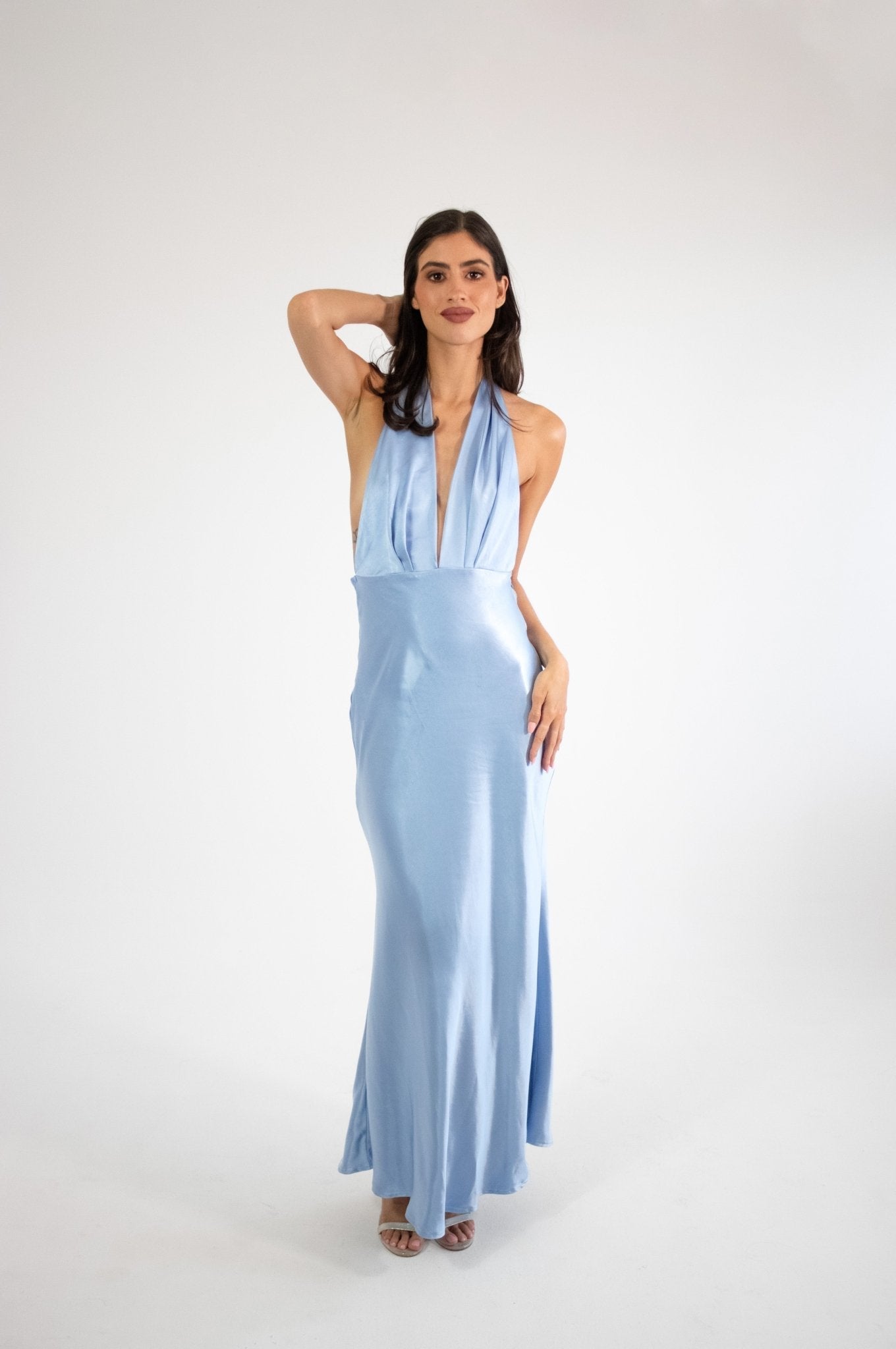 Elga - azul - Cindel vestidos maxi, midi, mini, para toda ocasion, largos, de fiesta, de boda