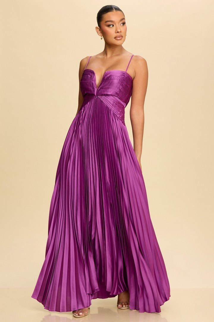 Eloisa - morado - Cindel vestidos maxi, midi, mini, para toda ocasion, largos, de fiesta, de boda