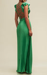 Emilia - verde - Cindel vestidos maxi, midi, mini, para toda ocasion, largos, de fiesta, de boda