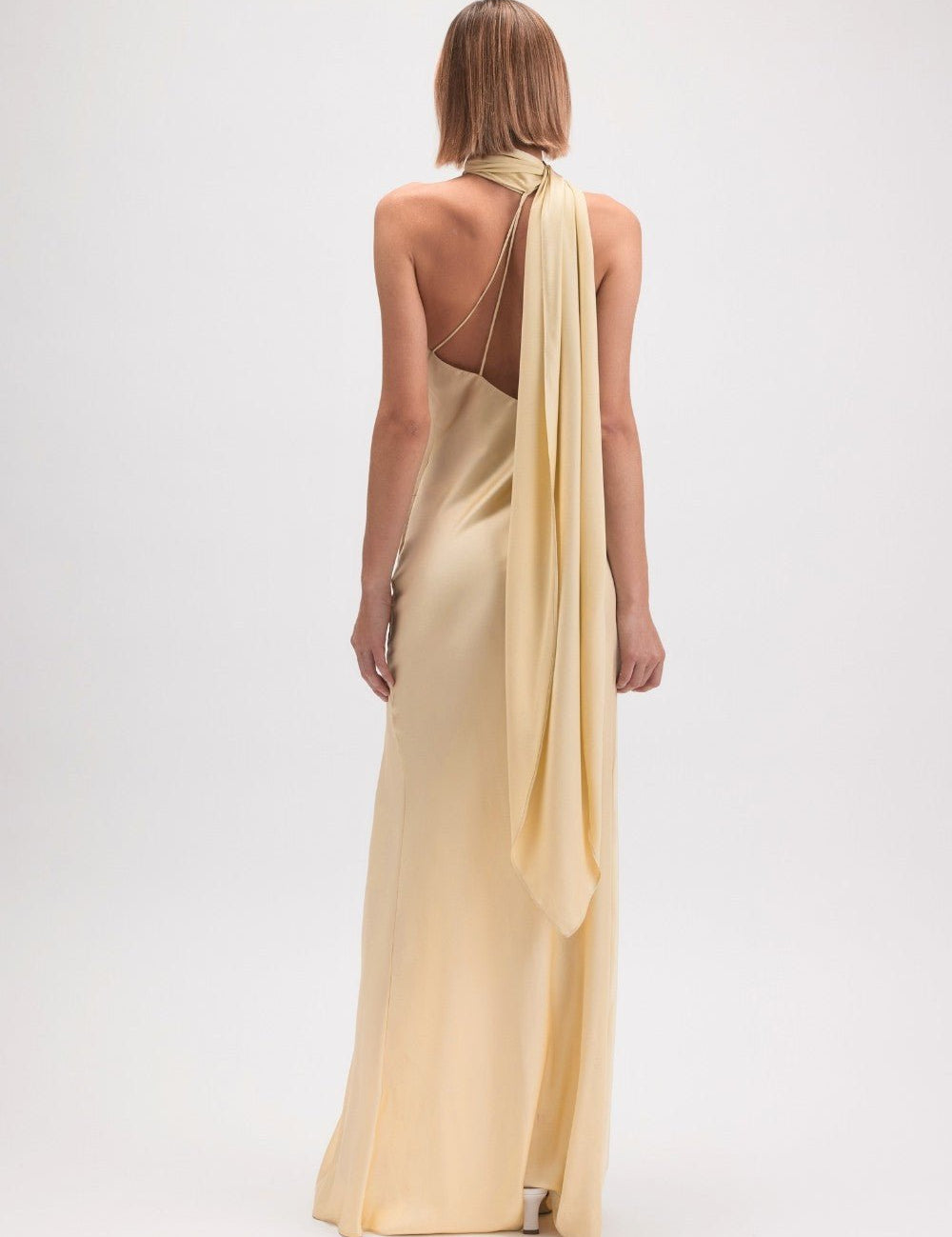 Emiliana - amarillo - Cindel vestidos maxi, midi, mini, para toda ocasion, largos, de fiesta, de boda