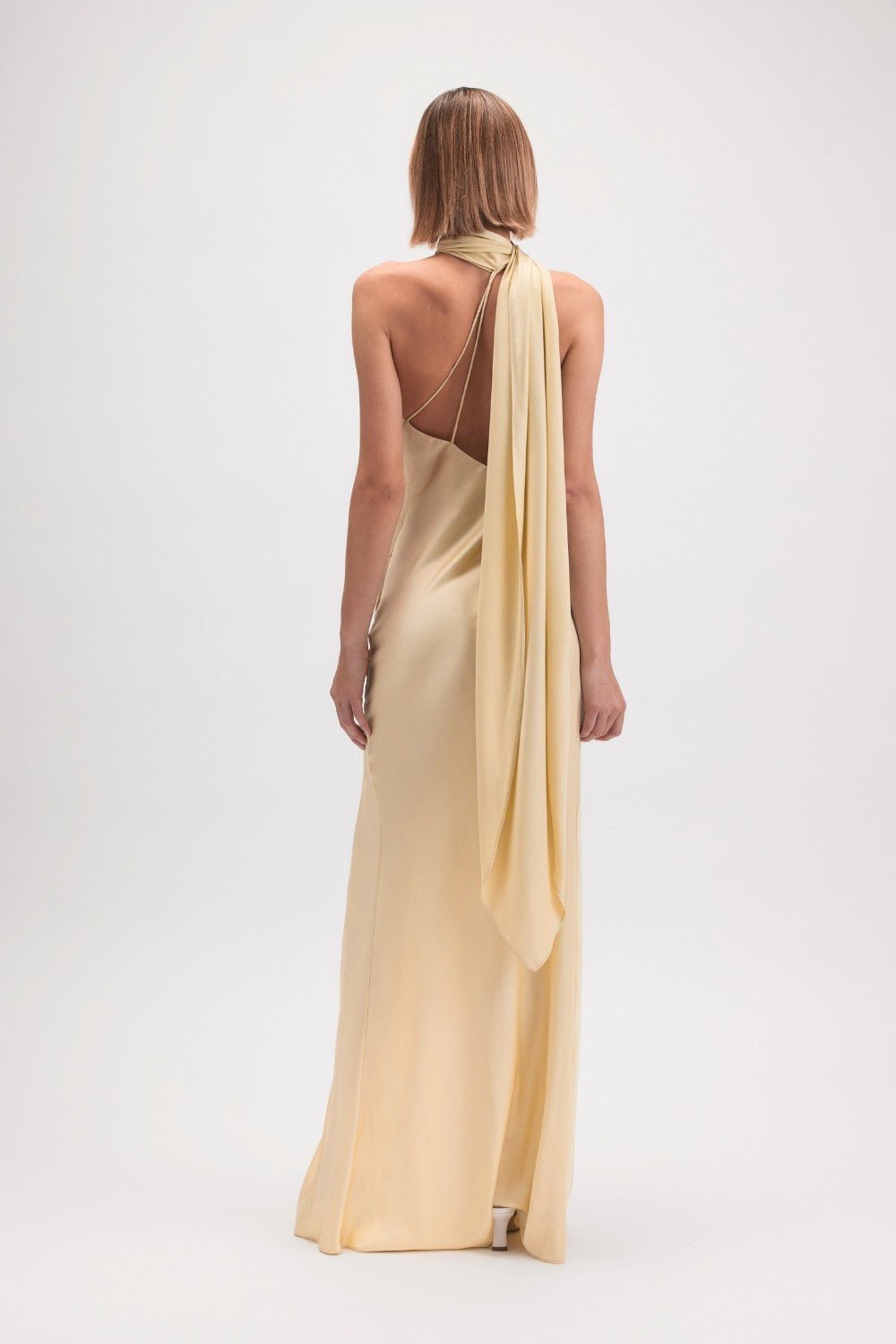 Emiliana - amarillo - Cindel vestidos maxi, midi, mini, para toda ocasion, largos, de fiesta, de boda