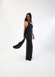 Emiliana - negro - Cindel vestidos maxi, midi, mini, para toda ocasion, largos, de fiesta, de boda