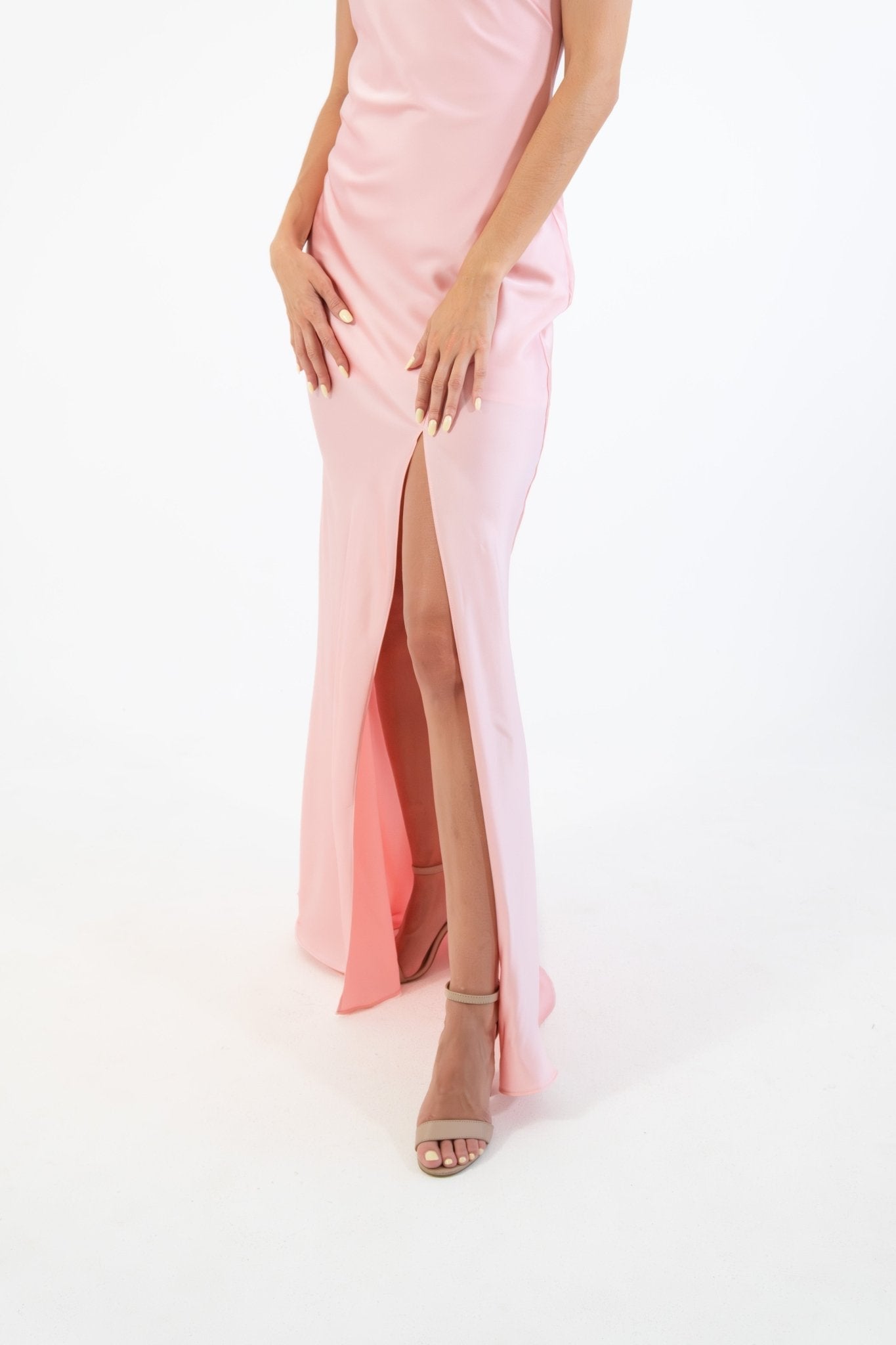 Emiliana - rosa - Cindel vestidos maxi, midi, mini, para toda ocasion, largos, de fiesta, de boda