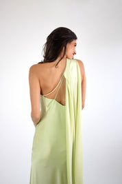 Emiliana - sage - Cindel vestidos maxi, midi, mini, para toda ocasion, largos, de fiesta, de boda