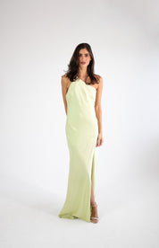 Emiliana - sage - Cindel vestidos maxi, midi, mini, para toda ocasion, largos, de fiesta, de boda