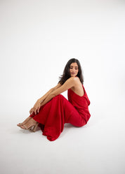 Erin - rojo vivo - Cindel vestidos maxi, midi, mini, para toda ocasion, largos, de fiesta, de boda