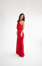 Erin - rojo vivo - Cindel vestidos maxi, midi, mini, para toda ocasion, largos, de fiesta, de boda