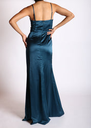 Evelyn - azul - Cindel vestidos maxi, midi, mini, para toda ocasion, largos, de fiesta, de boda