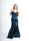 Evelyn - azul - Cindel vestidos maxi, midi, mini, para toda ocasion, largos, de fiesta, de boda
