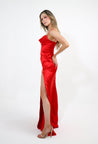Evelyn - rojo - Cindel vestidos maxi, midi, mini, para toda ocasion, largos, de fiesta, de boda
