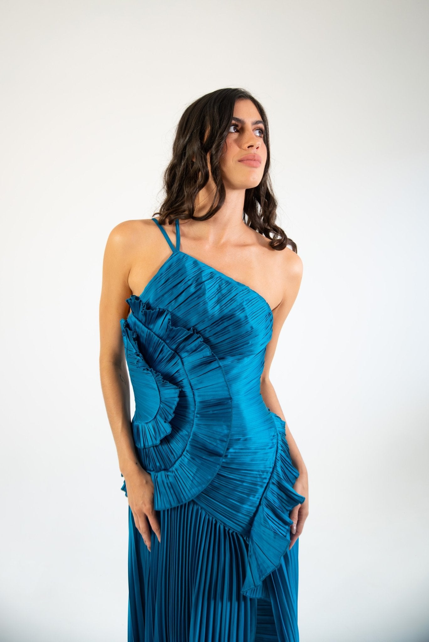 Feyre - azul - Cindel vestidos maxi, midi, mini, para toda ocasion, largos, de fiesta, de boda