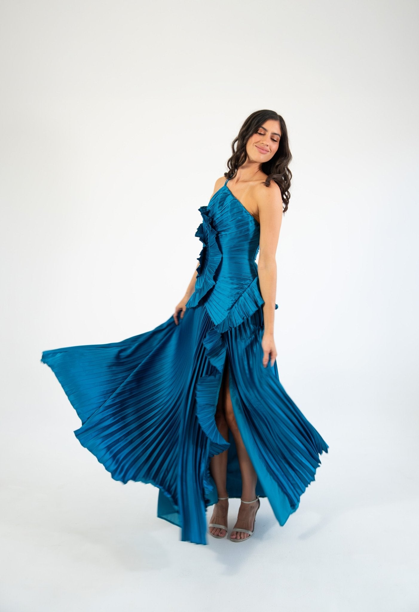 Feyre - azul - Cindel vestidos maxi, midi, mini, para toda ocasion, largos, de fiesta, de boda