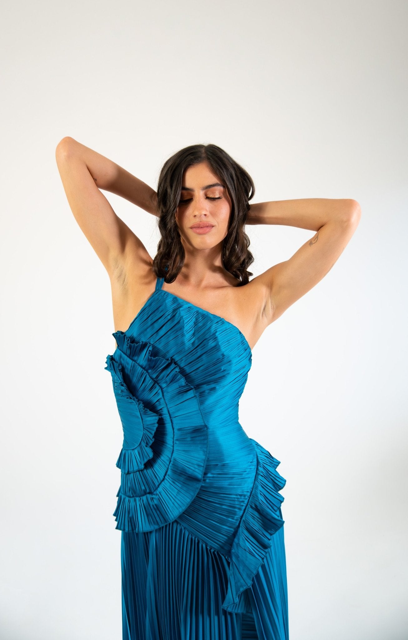 Feyre - azul - Cindel vestidos maxi, midi, mini, para toda ocasion, largos, de fiesta, de boda