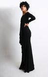 Hannia - negro - Cindel vestidos maxi, midi, mini, para toda ocasion, largos, de fiesta, de boda