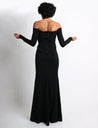 Hannia - negro - Cindel vestidos maxi, midi, mini, para toda ocasion, largos, de fiesta, de boda