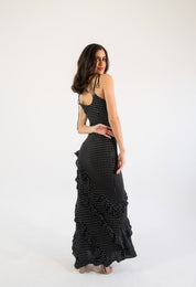 Isadora - polka - Cindel vestidos maxi, midi, mini, para toda ocasion, largos, de fiesta, de boda