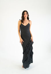 Isadora - polka - Cindel vestidos maxi, midi, mini, para toda ocasion, largos, de fiesta, de boda