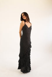 Isadora - polka - Cindel vestidos maxi, midi, mini, para toda ocasion, largos, de fiesta, de boda