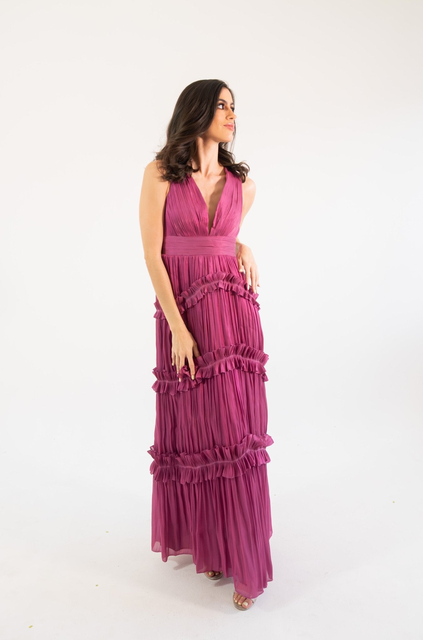 Isla - rosa - Cindel vestidos maxi, midi, mini, para toda ocasion, largos, de fiesta, de boda
