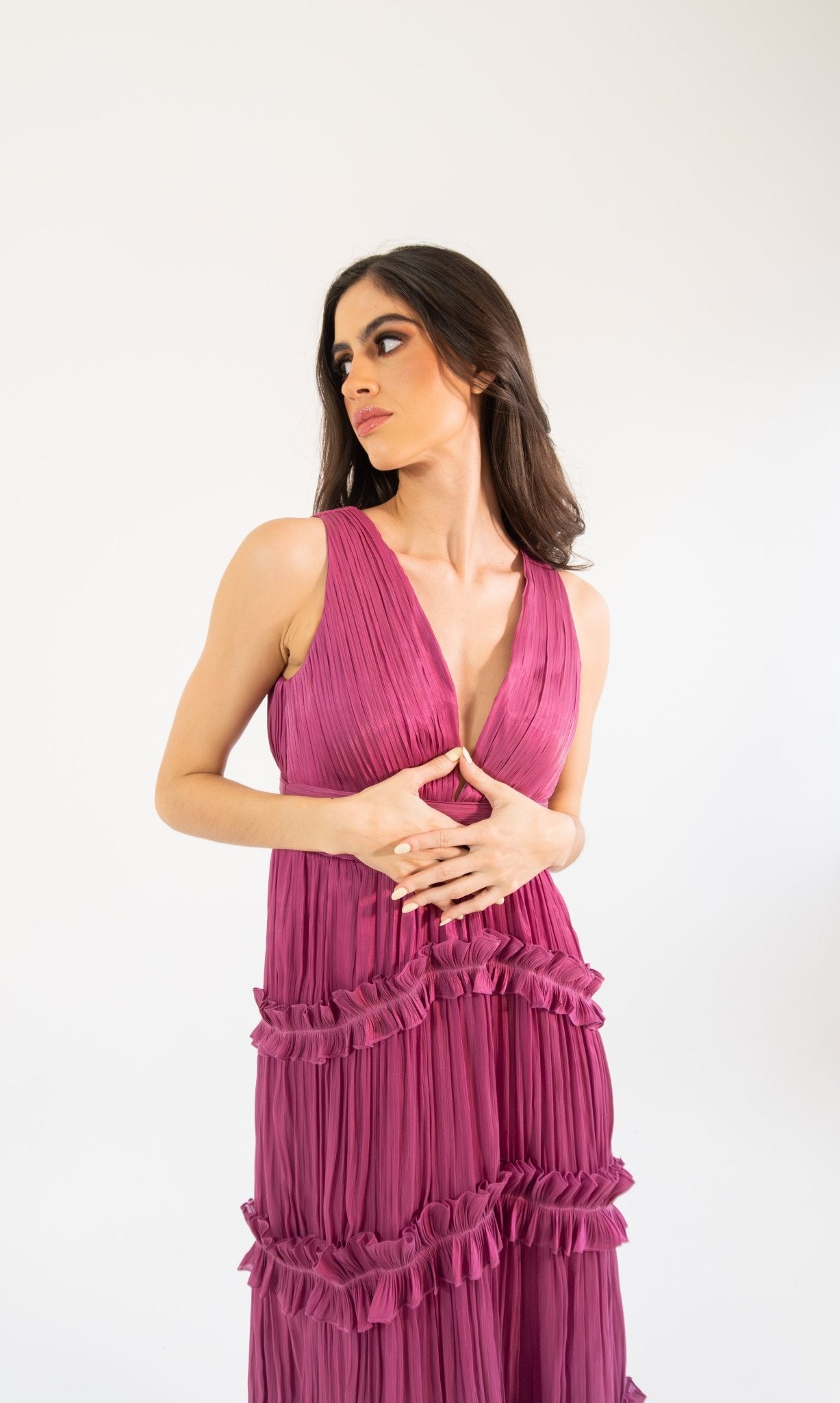 Isla - rosa - Cindel vestidos maxi, midi, mini, para toda ocasion, largos, de fiesta, de boda