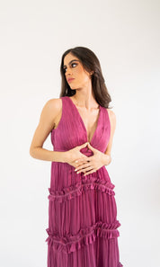 Isla - rosa - Cindel vestidos maxi, midi, mini, para toda ocasion, largos, de fiesta, de boda