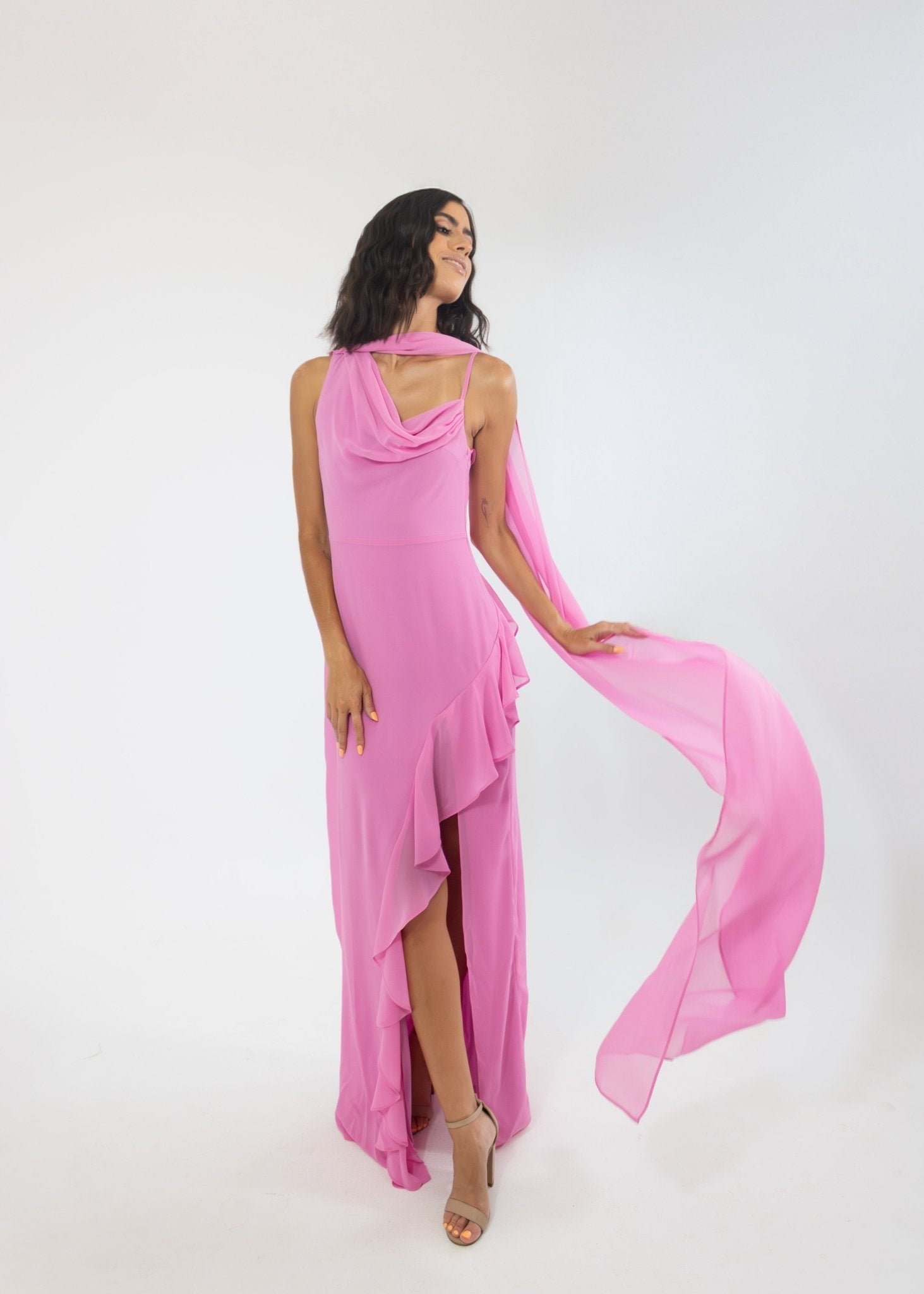 Issa - rosa - Cindel vestidos maxi, midi, mini, para toda ocasion, largos, de fiesta, de boda