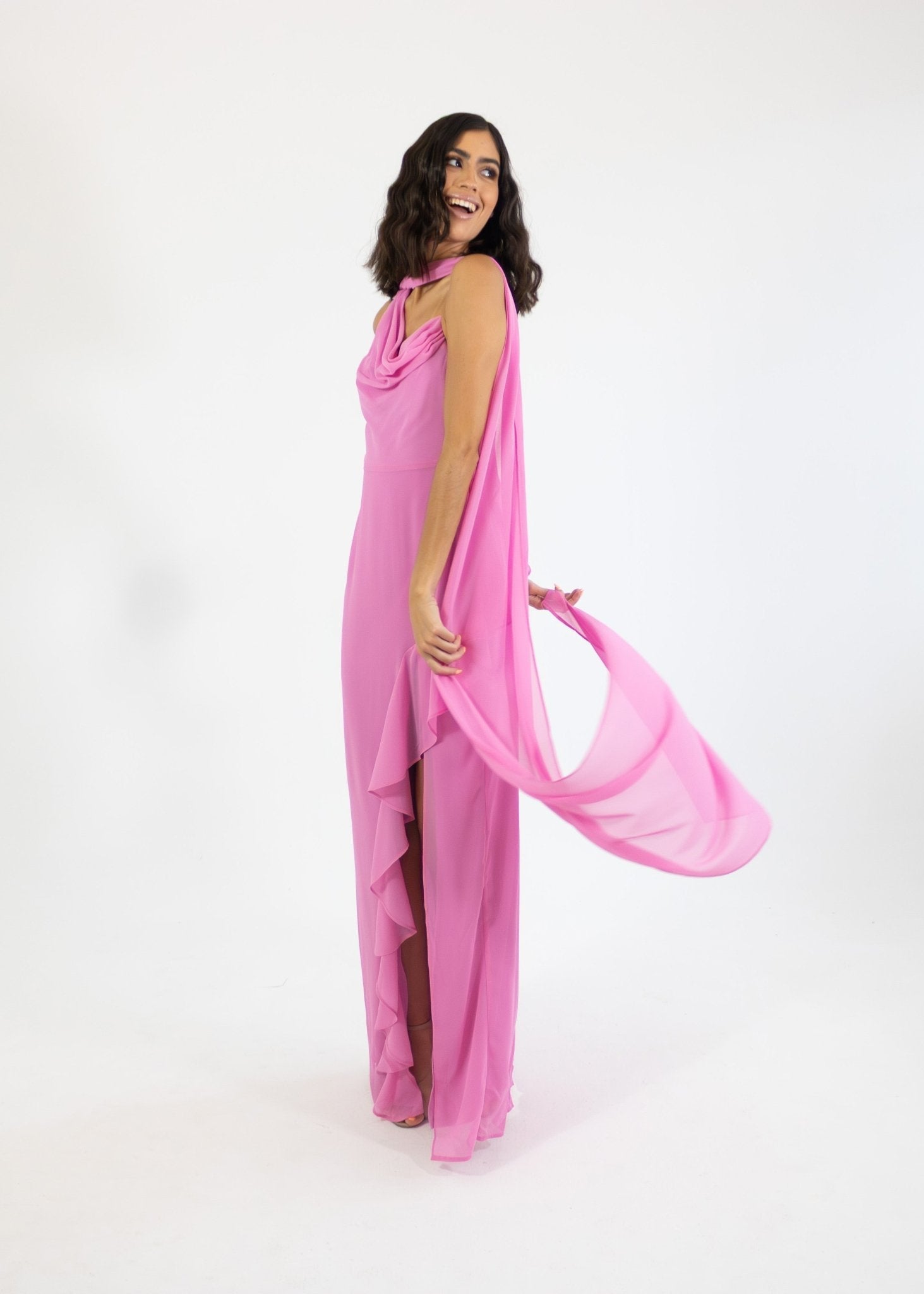 Issa - rosa - Cindel vestidos maxi, midi, mini, para toda ocasion, largos, de fiesta, de boda